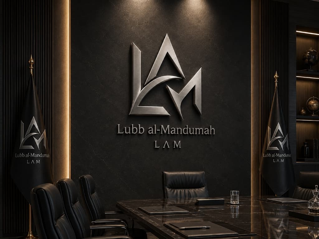 LΛM Boardroom with logo wall